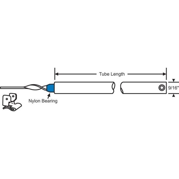 Strybuc 12in CLIP ON 5/8 NON TILT BAL - 85M-12B-1