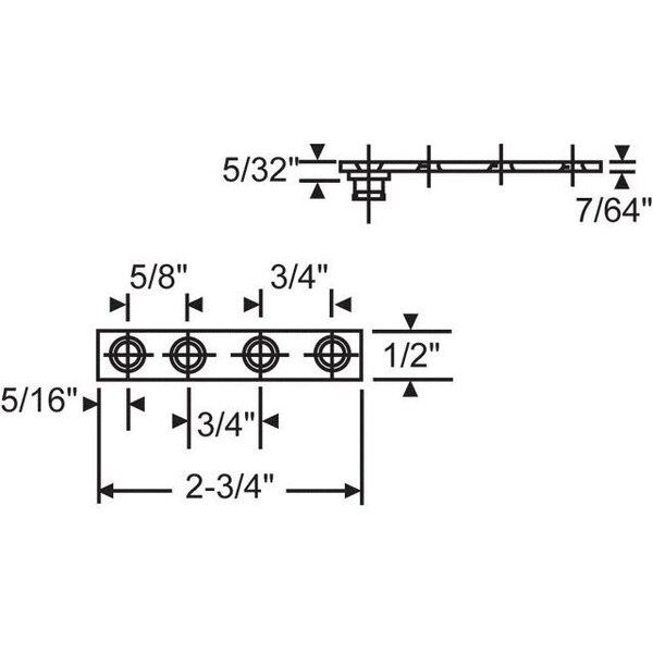 Strybuc No Snap Stud Bracket - 39-64