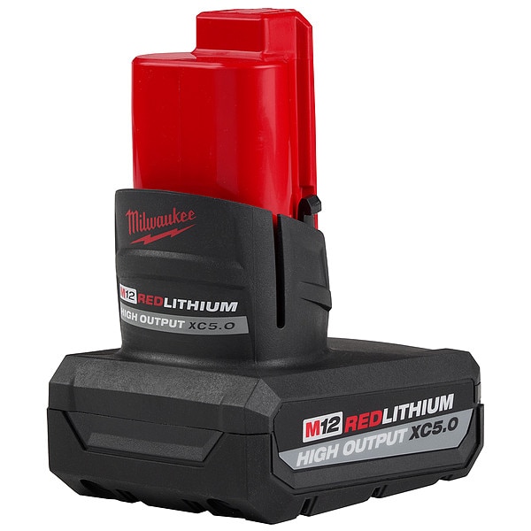 Milwaukee Tool M12 REDLITHIUM HIGH OUTPUT XC5.0 Extended Capacity Battery Pack - 48-11-2450