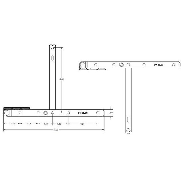 Strybuc HGE CSM LL-UR ARM - 1/2 EG SP - 28-15-61A
