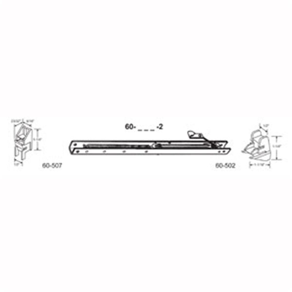 Robus Splendor 28 in. Balance Stamped No. 2730 with Ends 60-507 & 60-502 Attached Window Channel, 6PK - RO1208436