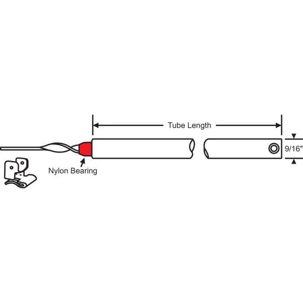 Strybuc 16in CLIP ON 5/8 NON TILT BAL - 85M-16R-1