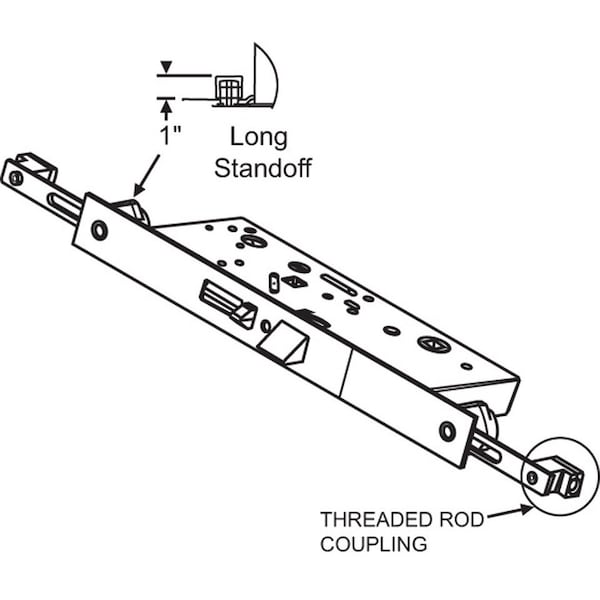 Strybuc Concealed Active Multipoint - 56-121