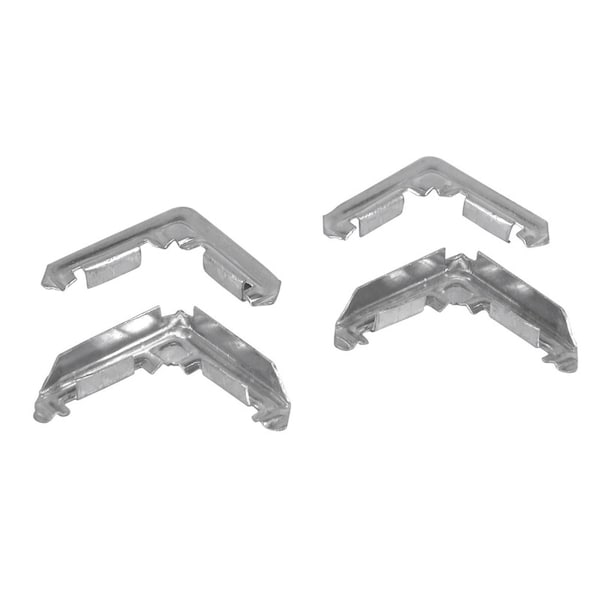 Prime-Line Prime-Line Mill Metal 7/16 in. W X 3/4 in. L Screen Frame Corner 1 pk - PL14268