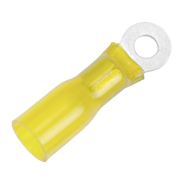 Terminal de anillo termoencogible Pacer 12-10 AWG - Tamaño de perno #10 - Paquete de 3 - TE10-10R-3