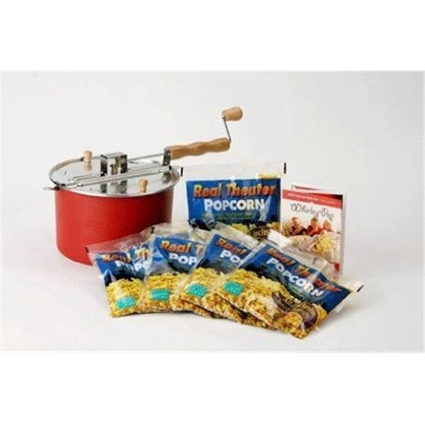 Wabash Valley Farms Wabash Valley Farms 26004DS Barn Red Whirley PopTM  3 Real Theater Popping Kits - 26004DS