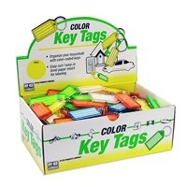 Hy-Ko HY-KO KB140-100 Key Identification Tag, Plastic, 100 - KB140-100