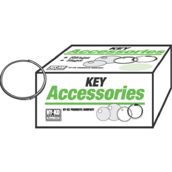 Hy-Ko Hy-Ko Products KB100 0.87 in. Split Key Ring, 1000PK - HY573582