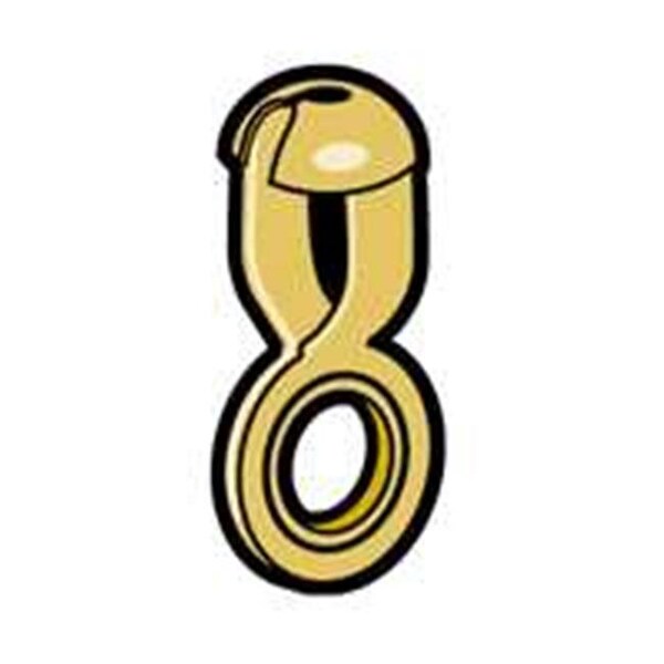Hy-Ko Hy-Ko Products KB205YB Yellow Brass Coupling Connector; Size 6 - 4099255