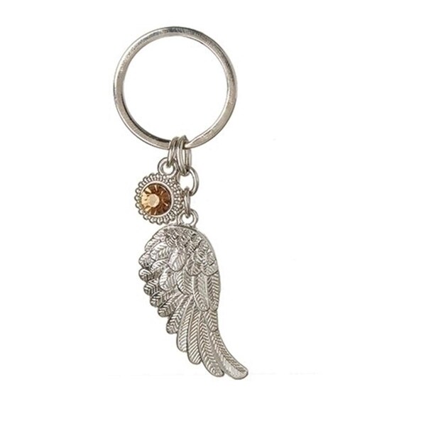 Roman 3.75 in. November Angel Wing Keychain, 4PK - 19941
