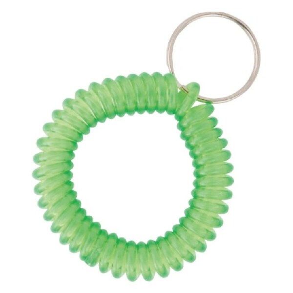 Vulcan Wrist Key Holder, Key Ring Ring, 7/8 in Dia Ring, EVA Case, Blue/Green/Red - CX013