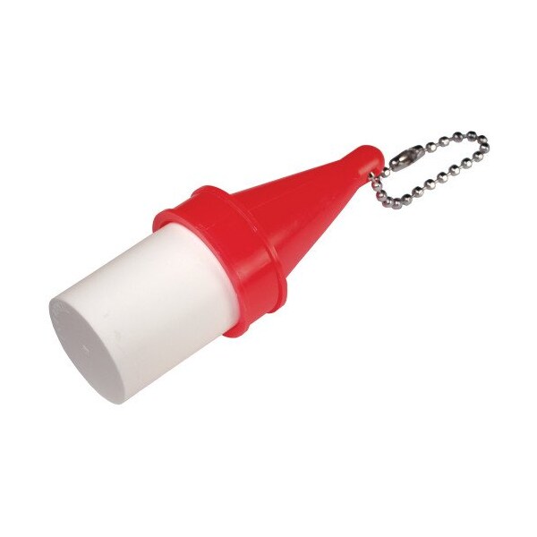 Hillman Key Chain, Red, Metal/Plastic, Sporting Accessories, 5 PK - 701298