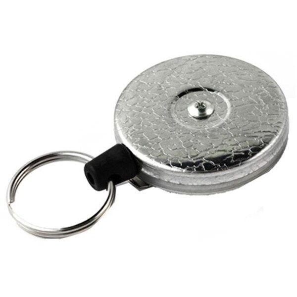 West Coast West Coast 0485-821 Key Bak; Retractable Key Reel; Texture Chrome - 169877