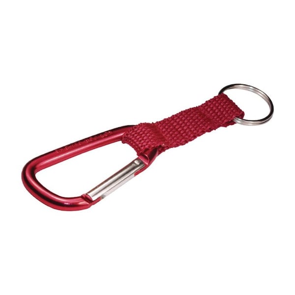 Hillman HILLMAN Aluminum/Nylon Multicolored Key Ring Carabiner, PK5 - 711086