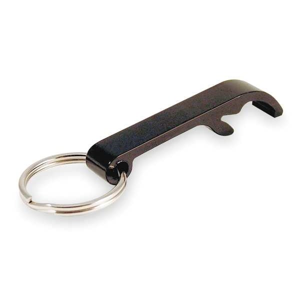 Lucky Line Key Lock, Black, Aluminum, Bottle Opener, 10 PK - 87710