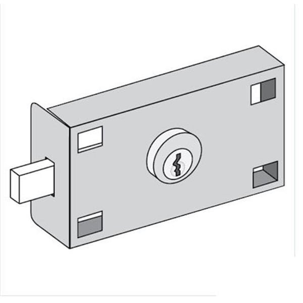 Salsbury Industries Salsbury Industries 3677 Master Commercial Lock for Private Access of FL 4B+ Horizontal Collection Unit with 2 Keys - 3677
