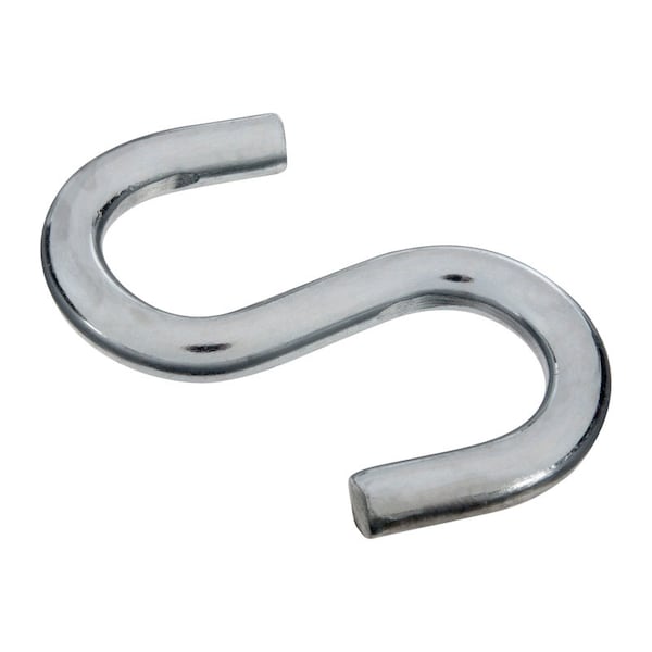 National Hardware National Hardware Zinc-Plated Silver Steel 3-1/2 in. L Heavy Open S-Hook 180 lb 1 pk - N347-849