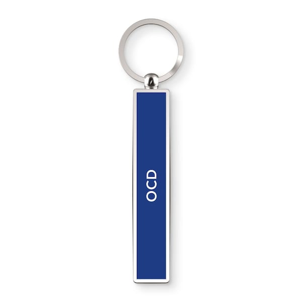 Goldengifts Show Offs Keys OCD Keyrings, Dark Blue - GO3532662