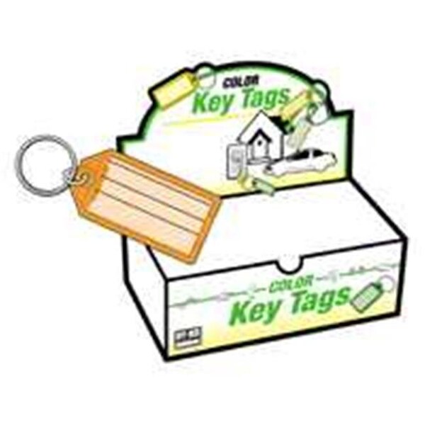 Hy-Ko Hy-Ko Products KB143-100 Easy Open Keytag With Ring - 5153333