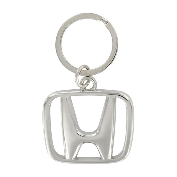 Homecare Products Honda Metal Silver Decorative Key Chain, 3PK - HO2738825