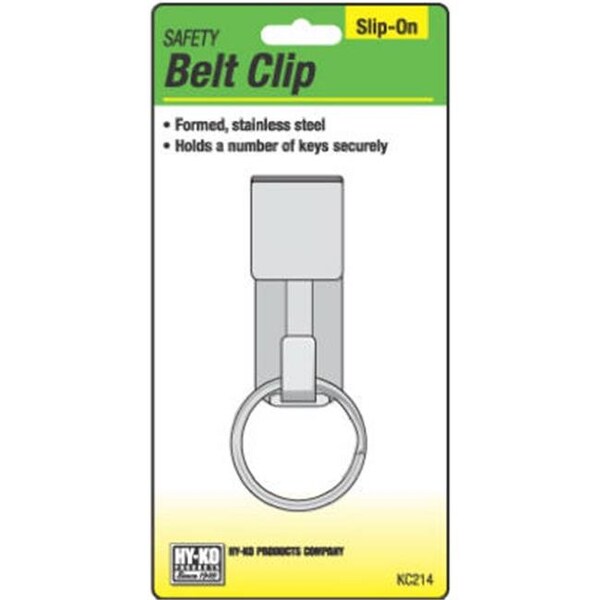 Hy-Ko Hy-Ko Products KC214 Stainless Steel Belt Key Chain - 164183