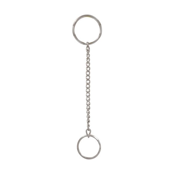Hillman HILLMAN Metal Silver Belt Hooks/Pocket Chains Belt Hook Keychain, PK5 - 711070