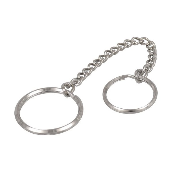Hillman HILLMAN Metal Silver Belt Hooks/Pocket Chains Belt Hook Keychain, PK5 - 711070