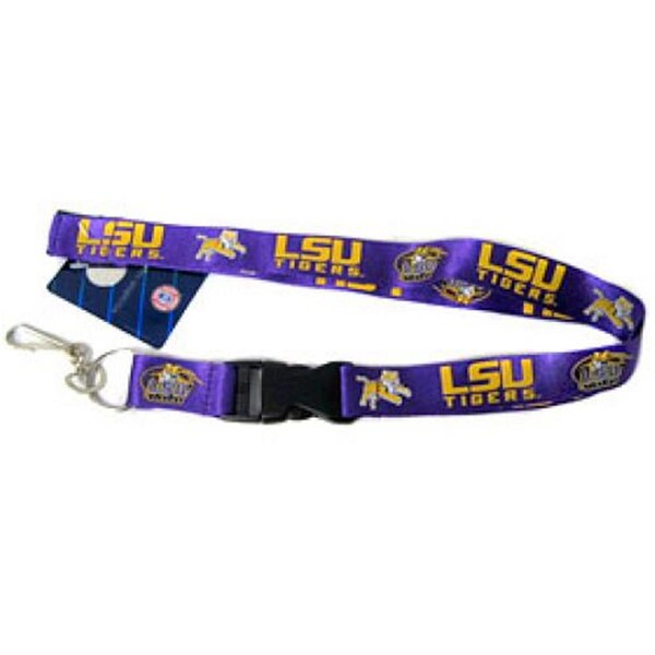 Bookazine LSU Tigers Lanyard - Breakaway with Key Ring - 5717520979