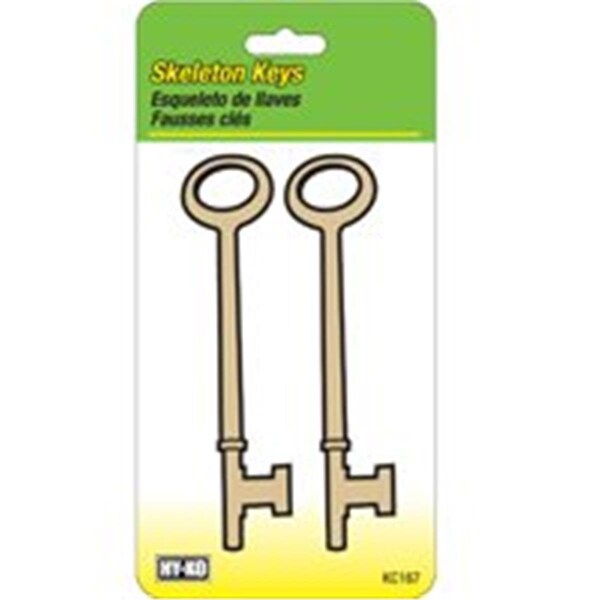 Hy-Ko Hy-Ko Products KC167 Flat Skeleton Key, 10PK - HY386590