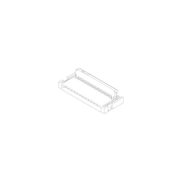 Conectores FFC y FPC de Molex 0.5 FPC Back Flip 50 Flip 50Ckt Embstppkg - 5021185090