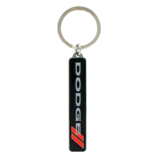 Hillman HILLMAN Dodge Metal Black Decorative Key Chain - 711596