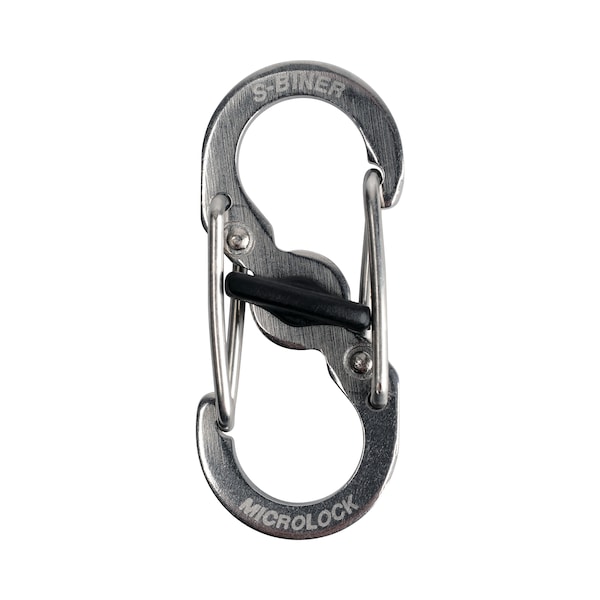 Nite Ize 2023 Nite Ize S-Biner Microlock Stainless Steel, 2 Pack, Stainless - NIT-LSBM-11-2R3