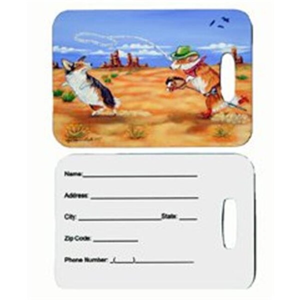 Carolines Treasures Carolines Treasures 7290BT Pair of 2 Corgi Luggage Tags - 7290BT