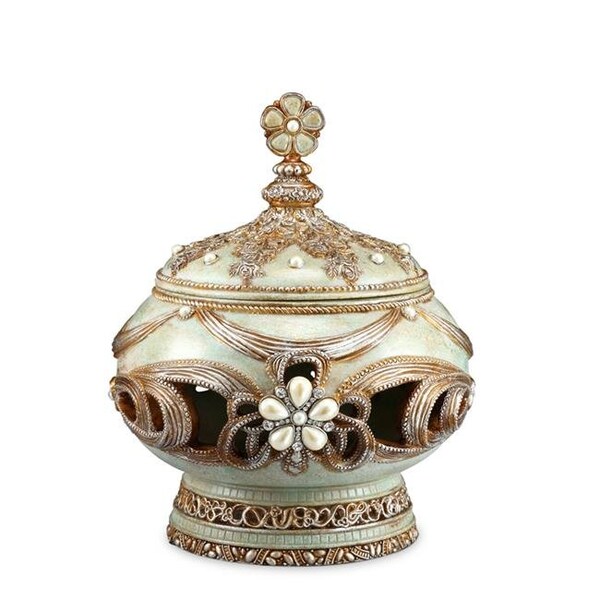 Ore Furniture Ore Furniture K-4203JX 11.25 in. Vintage Rose Box - K-4203JX