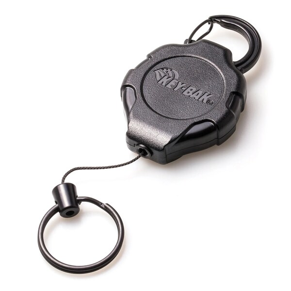 Key-Bak KEYBAK Ratch-It Heavy Duty Carabiner Keychain, 48 in. Kevlar Cord, 15-Key, 5PK - 0KR2-3A12