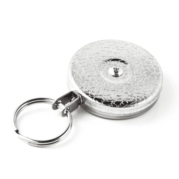 Key-Bak Industrial Heavy Duty Self Retracting Reel 48in Stainless Steel Cable, Thread Cutting Screw, 5PK - 0481-022