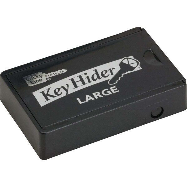 Lucky Line Black Plastic 1-7/8 In. Magnetic Key Hider - 91001