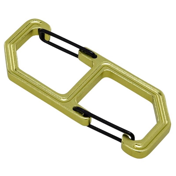 Hillman HILLMAN Apex Aluminum Black/Green Clip/Hook - 9985049
