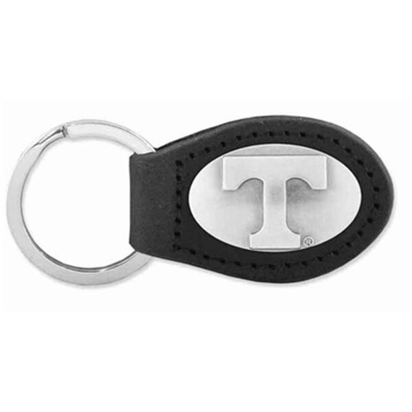 Zeppelinproducts ZeppelinProducts UTN-KL6-BLK Tennessee Leather Key Fob; Black - UTN-KL6-BLK