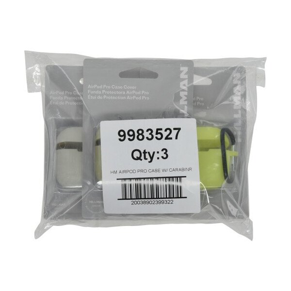 Hillman HILLMAN Airpod Case with Carabiner Silicon 1 pk - 9983527