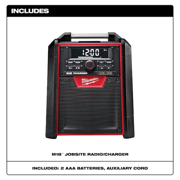 Milwaukee Tool M18 Jobsite Radio/Charger - 2792-20