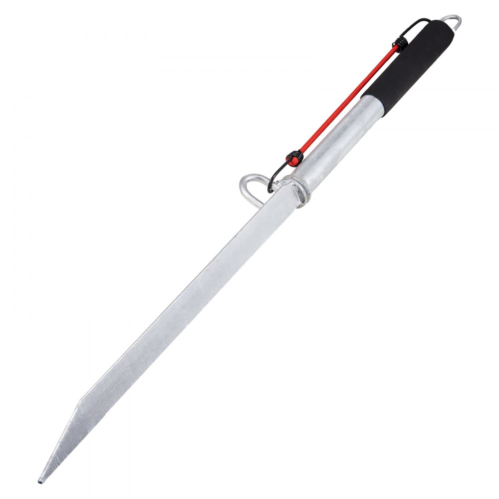 VEVOR Sand Spike Boat Anchor Pole, 36" Galvanized Carbon Steel Slide Anchor Shore Spike, Self-Hammering Beach Spike Anchor for Small Boat Jetski Pontoon Kayak, with Bungee Cord and Oxford Storage Bag - ZCXCSMDXG36YOMSMVV0