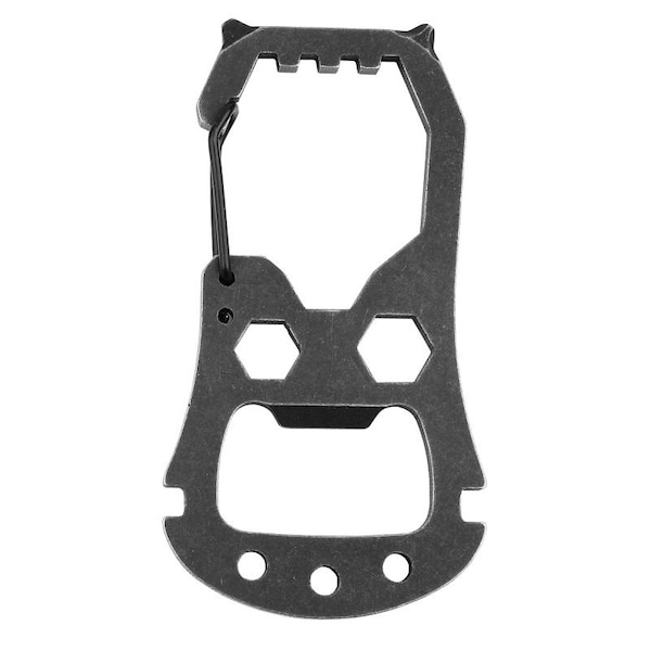 Hy-Ko Key Chain Tool with Clip, Stainless Steel Case - KC622
