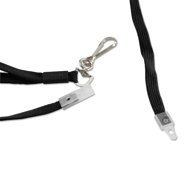 Sicurix Safety Breakaway Lanyard with Hook, 36", Black - BAU65509