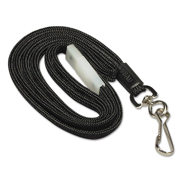 Sicurix Safety Breakaway Lanyard with Hook, 36", Black - BAU65509