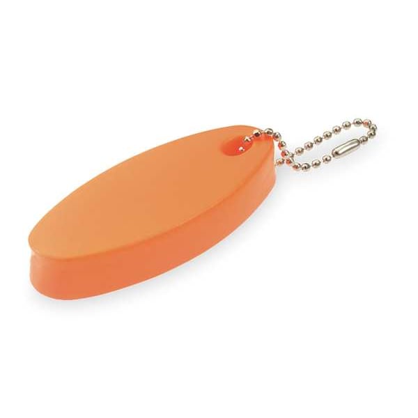 Lucky Line Key Float, Orange, Vinyl Coated Foam, Key Float With Ball Chain - 9241