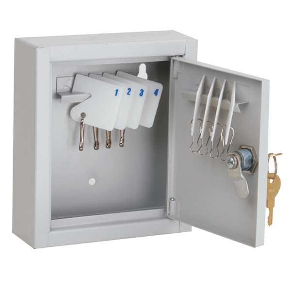 Zoro Select Key Box, Beige, Steel, Cam Lock, Powder Coated - 33J868