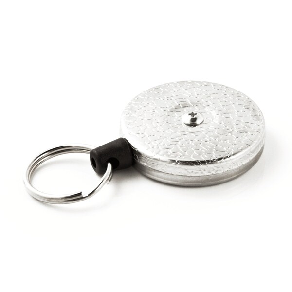 Key-Bak KEYBAK Industrial Heavy Duty Self Retracting Reel - 48 in. Kevlar Cord, Plain Back, Split Ring, 5PK - 0481-802