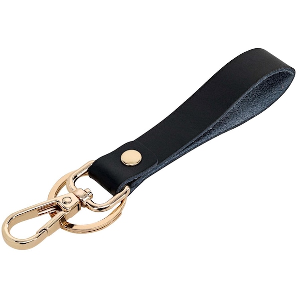 Hillman HILLMAN Sanitas Leather Assorted Black/Brown Key Strap - 9985379