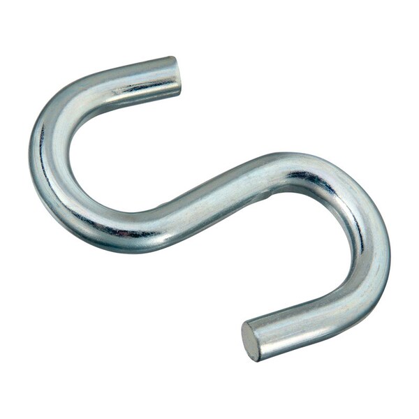 National Hardware National Hardware Zinc-Plated Silver Steel 4 in. L Heavy Open S-Hook 240 lb 1 pk - N347-856